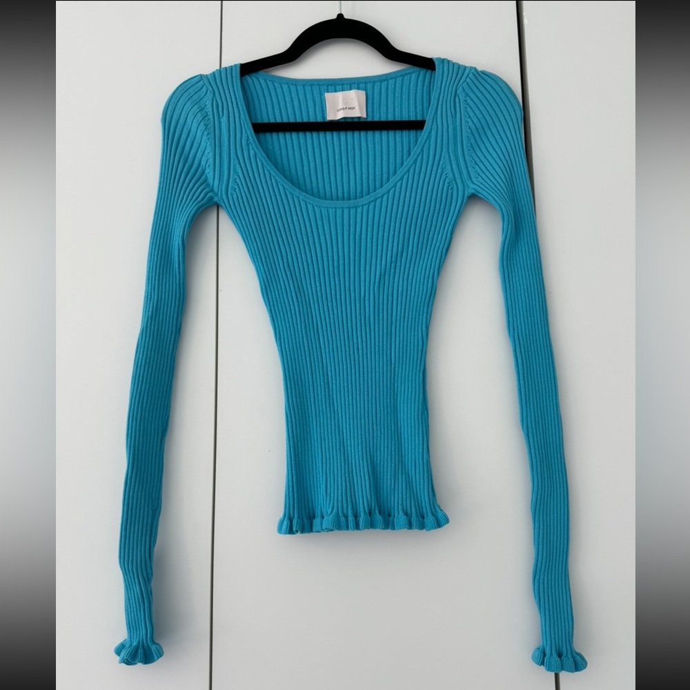 Cinq a Sept ribbed long sleeve